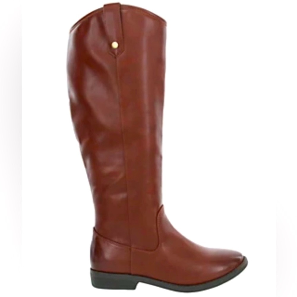 TRUE GRIT LONG WESTERN HEELED RIDING BOOTS - Picture 4 of 8